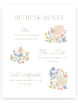 Spring Awakening Baby Shower Bar Signs