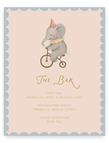 Little Circus Baby Shower Bar Signs