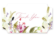 Gilded Floral Cake Bridal Shower Favor Stickers