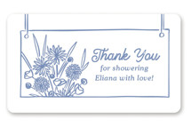 Fresh Off the Market Bridal Shower Favor Stickers