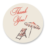 Portofino Bridal Shower Favor Stickers