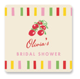 Bella Vita Bridal Shower Favor Stickers