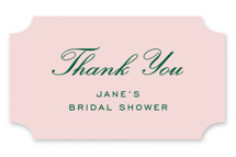 Prep club Bridal Shower Favor Stickers