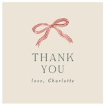 Ribbon Stripe Holiday Bridal Shower Favor Stickers