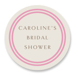 Bocce Bridal Shower Favor Stickers