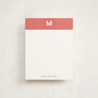 Oh So Peachy Polkadot Business Stationery