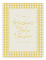 Baby Shower Welcome Signs