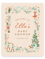 Little Sugar Plum Baby Shower Welcome Signs