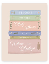 A New Chapter Baby Shower Welcome Signs