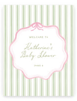 Baby in bloom Baby Shower Welcome Signs