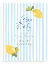Lemon Baby Shower Welcome Signs
