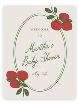 Farmers Market Baby Shower Welcome Signs