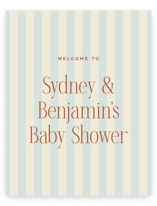 we're having a party Baby Shower Welcome Signs