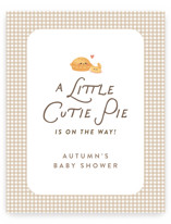 Cutie Pie Baby Shower Welcome Signs