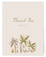 Hello Safari Flat Birth Announcements Thank You Cards