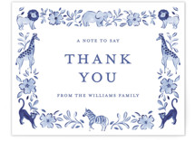 Wild one Flat Birth Announcements Thank You Cards