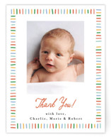Coloring Book Flat Birth Announcements Thank You Cards