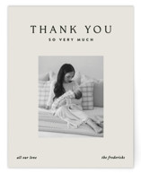 Simone Flat Birth Announcements Thank You Cards