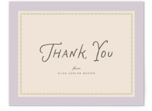 Dolce Flat Birth Announcements Thank You Cards
