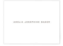 Soho Flat Birth Announcements Thank You Cards
