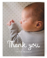 Morning Coffee Flat Birth Announcements Thank You Cards