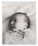 Sabine Flat Birth Announcements Thank You Cards