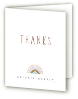 Afloat Foil-Pressed Birth Announcement Thank You Cards 
