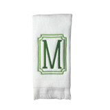 Personalized Fingertip Towel with Classic Frame Bath Towels