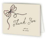 Drawn Birth Announcement Thank You Cards