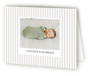 Simply stated Birth Announcement Thank You Cards