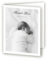 Simplicity Birth Announcement Thank You Cards
