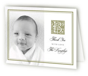 Gothic Birth Announcement Thank You Cards