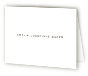 Soho Birth Announcement Thank You Cards