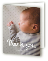Morning Coffee Birth Announcement Thank You Cards