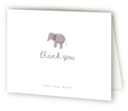 Baby Safari Birth Announcement Thank You Cards
