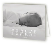 sophia Birth Announcement Thank You Cards