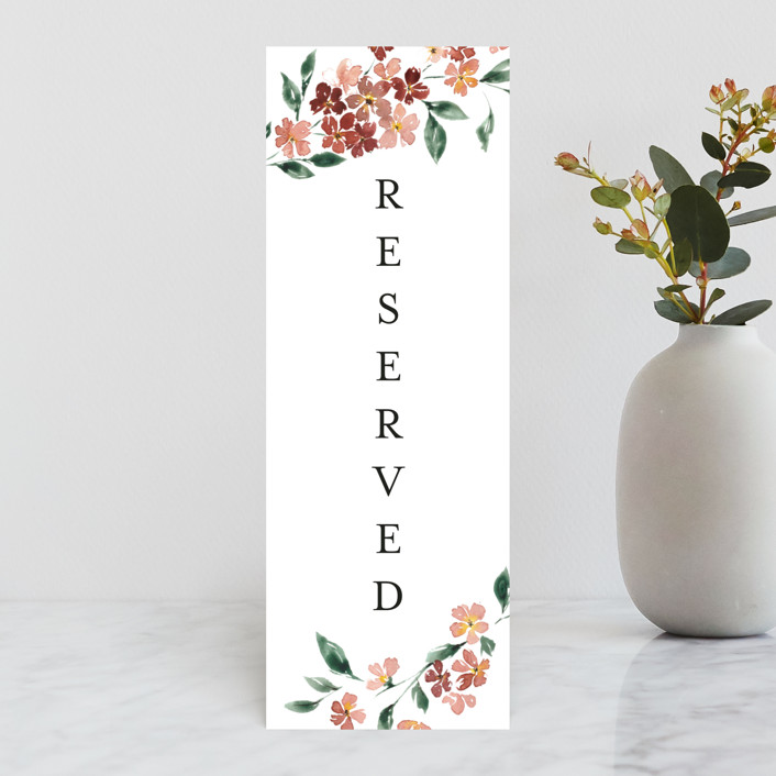 Sweeping Vine Long Custom Signs by Itsy Belle Studio Minted