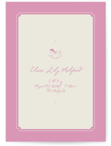 Baby Rocking Horse Birth Announcements