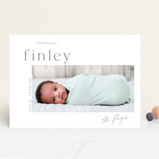 simplified Birth Announcements