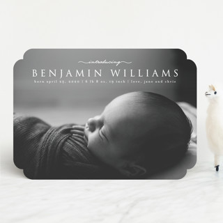 Introducing our Baby Birth Announcements