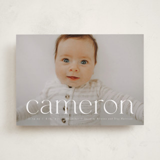Classy Name Birth Announcements