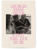 Type Stack Birth Announcements