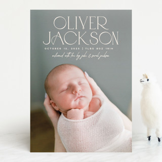 All in the Name Birth Announcements