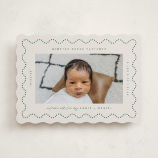 Squiggle: Landscape Birth Announcements