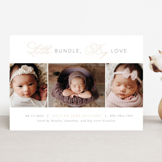 Christmas Baby Birth Announcements