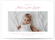 Nostalgic Birth Announcements
