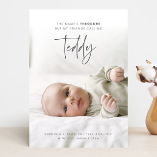 My Nickname Birth Announcements