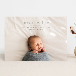 Welcome, Love Birth Announcements