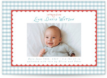playful pattern Birth Announcements