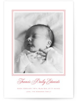 Preppy Cloud Birth Announcements